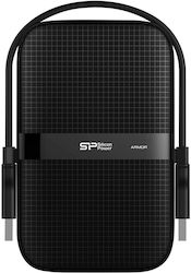 Silicon Power Armor A60 USB-A 3.1 External HDD 4TB 2.5" Black/Black