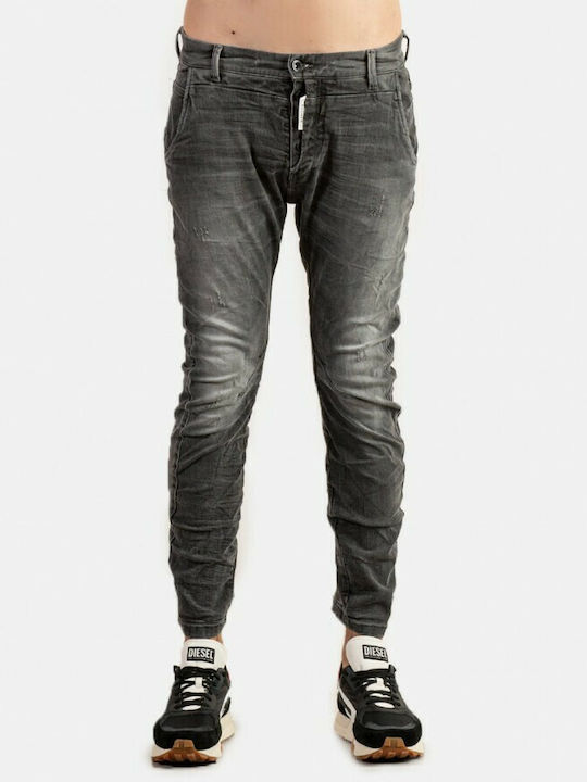 Cover Jeans Namos Ανδρικό Παντελόνι Τζιν Ελαστικό σε Skinny Εφαρμογή Γκρι