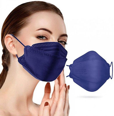 Famex FAGO F 333 Μάσκα Προστασίας FFP2 3D Extra Comfort Fish Style Midnight Blue 10τμχ