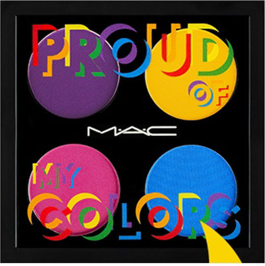 M.A.C Pride 2021 Palette with Eye Shadows in Pressed Powder Formulation