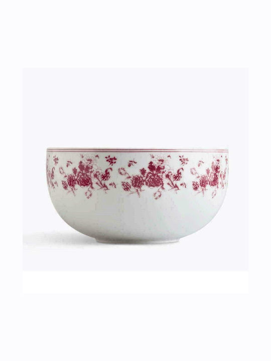 Ιωνία Porcelain Salad Bowl White 21x21cm