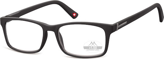 Montana Eyewear MR73 Reading Glasses +1.50 in Black color