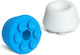 KWmobile Zahnbürstenhalterung Kunststoff mit Saugnapf Blau