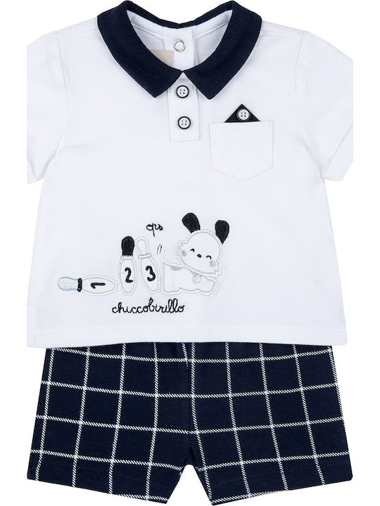Kids' Set with Shorts Summer 2pcs White