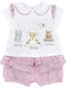 Kids' Set with Shorts Summer 2pcs White