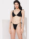 Calypso Bikini Brazil με Κορδονάκια Μαύρο