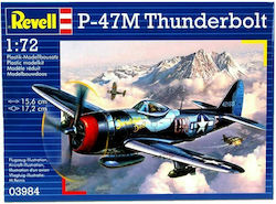 Revell Planes Series P-47M Thunderbolt Figurină de Modelism Avion 67 Piese la Scară 1:72