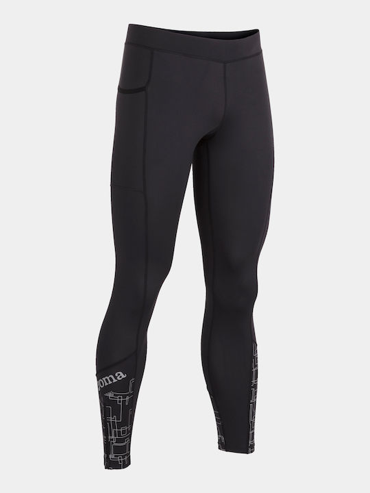 Joma Elite VIII Herren Sportleggings Lang Schwarz