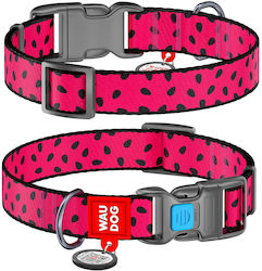 WauDog Hundehalsband Wassermelone Rosa Farbe 24-40cm