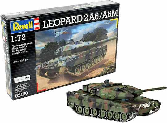 Revell Military Collection Leopard 2A6/A6M Φιγούρα Μοντελισμού Τανκ 168 Κομματιών σε Κλίμακα 1:72 16.8εκ.