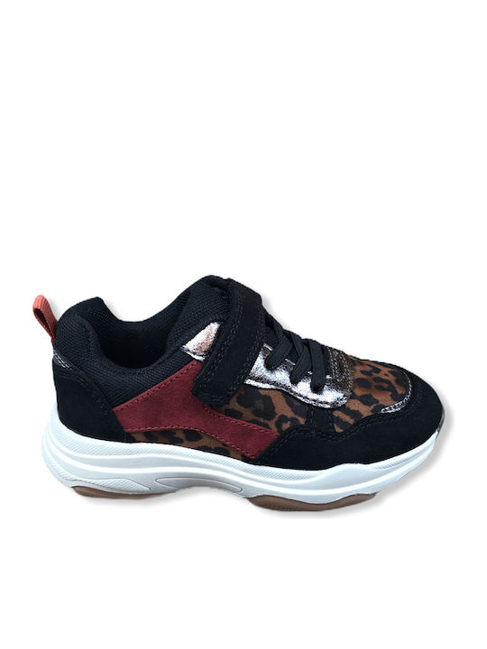 Kinder Sneakers mit Klettverschluss Schwarz