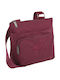 Journey Herrentasche Schulter / Crossbody Burgundisch