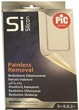 PiC Solution Plasturi Autoadezivi Painless Removal 8.6x4cm 8buc