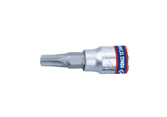 King Tony Καρυδάκι με Μύτη Torx και Καρέ Υποδοχής 1/4'' Μέγεθος T15