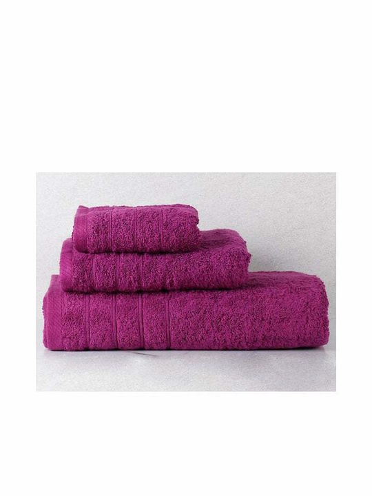 Sunshine Bath Towel Set 3pcs Dory 17 Dark Mauve...