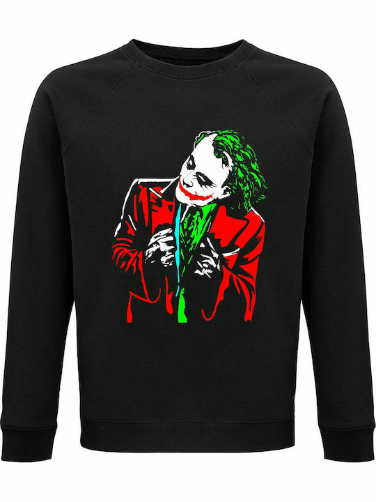 Sweatshirt Unisex, Bio " Joker Is A Gentleman ", Schwarz