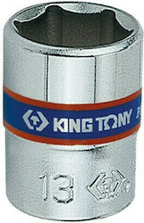 King Tony Căpăcel Hexagonal cu Patrat de Prindere 1/4" Diametru 4.5mm 1buc