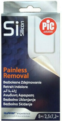 PiC Solution Plasturi Autoadezivi Painless Removal 2.5x7.2cm 8buc