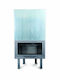 Warm W 90 BD Boiler Wood Fireplace Insert Radiator with Straight Window 30.48kW