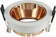 Optonica Round Metallic Frame for Spot GU10 White 7.9x7.9cm. 1pcs