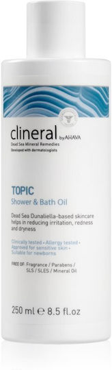 Ahava Clineral Topic Ulei pentru Gel de Duș Hidratant 250ml