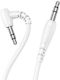 Borofone 3,5mm Klinkenkabel - 3,5mm Stecker Weiß 2m BL10