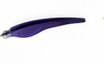 Medisei Eyebrow Tweezer with Curved Tip Ergo Purple 1pcs