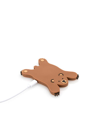 Mustard Încărcător Wireless (Qi Pad) Maro (Bear)
