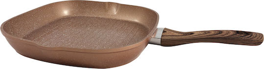Chios Hellas Woodstone Tigaie din Aluminiu cu Strat de Piatră 28cm