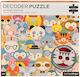 Kids Puzzle Φεστιβάλ Ζώων for 4++ Years 100pcs Petit Collage