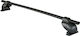 Cam Car Roof Bars Metallic Logico 110cm for Fiat Ulysse 4D 4D 1994-2002 Set with Roof Rack Legs Black