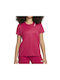 Nike Race Women's Athletic T-shirt Dri-Fit Dark Red