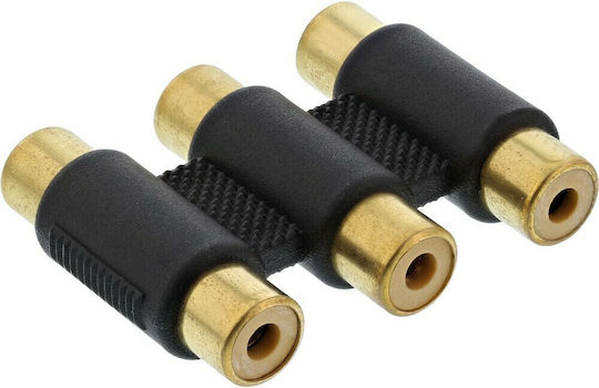 InLine Μετατροπέας RCA female σε RCA female 1τμχ 99319