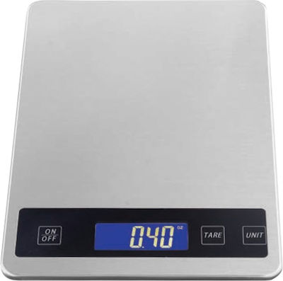 Karamco Digital Küchenwaage 1gr/15kg Silber