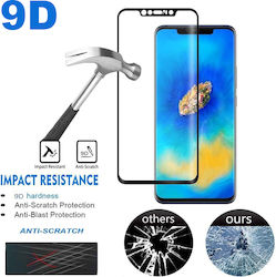 9D Vollkleber Vollflächig gehärtetes Glas Schwarz (Galaxy A6 2018)