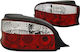Carner Car Bulbs Citroen Saxo Red/Crystal 1996-1999 Set of 2 Pieces