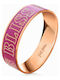 Folli Follie Women's Steel Handcuff Bracelet Gold Plated 16cm