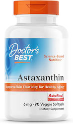 Doctor's Best Astaxanthin mit AstaReal 6mg 90 Weiche Kapseln
