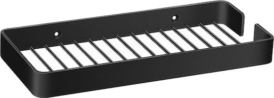Sanco Monogramm Σπογγοθήκη Επιτοίχια Μεταλλική Black Mat