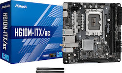 ASRock H610M-ITX/ac Wi-Fi Placă de bază Mini ITX cu Intel 1700 Socket