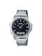 Casio Watch Battery with Silver Metal Bracelet