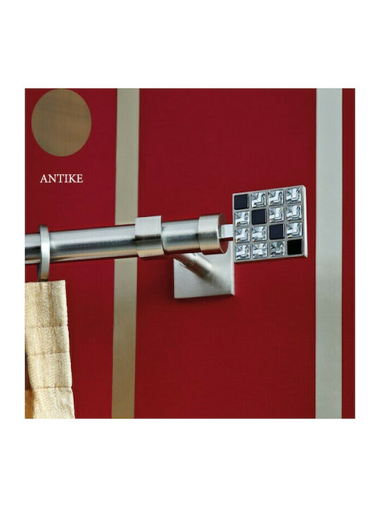 Aslanis Home Metallisch Vorhangstange Puzzle Ei...