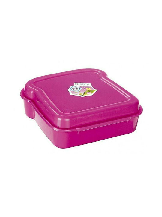 Venus Lunch Box Plastic Pink 1pcs