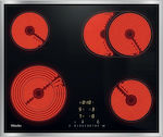 Miele KM 6521 FR Autonomous Cooktop with Ceramic Burners and Locking Function 61.4x51.4cm