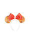 Loungefly Ginger Bread Aop Patent Bow Heart Kinder Haarband mit Schleife Orange 1Stück