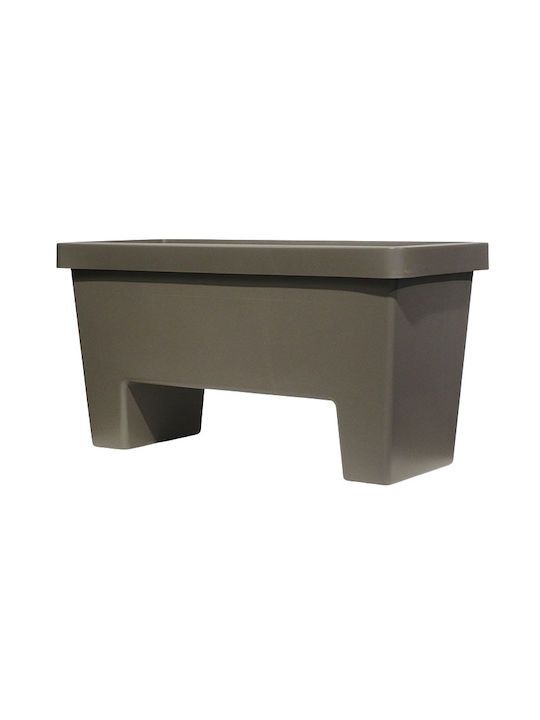 Viomes Lotus 732 Planter Box Self-Watering 79x40cm in Gray Color