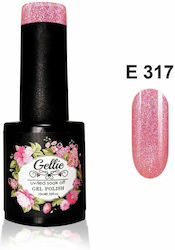 Gellie Ημιμόνιμο Βερνίκι Νυχιών E 317 με Glitte...