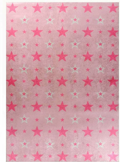 Tzikas Carpets Παιδικό Χαλί Αστέρια Ροζ 160x230cm