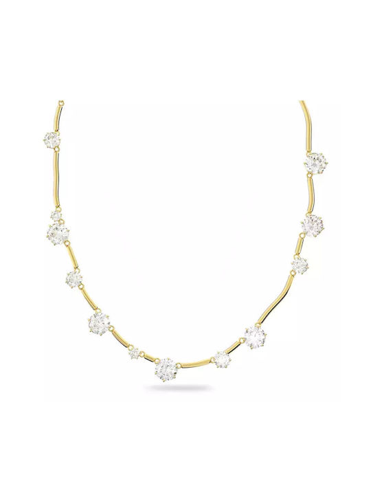 Swarovski Constella Necklace with Stones Gold-Plated