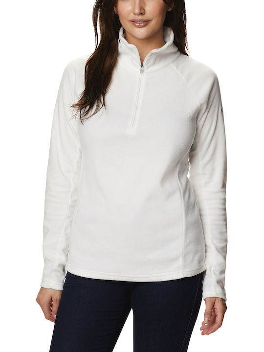 Glacial Half Zip Women's Sweatshirt White